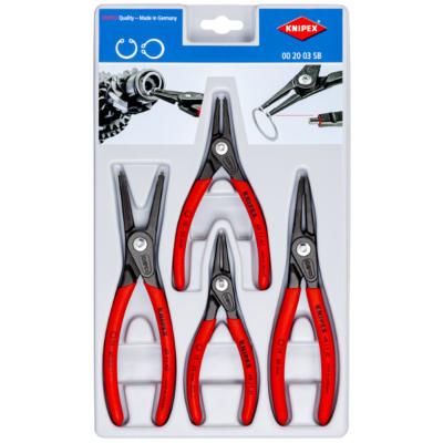 Knipex LOT DE 4 PINCES POUR CIRCLIPS - 00 20 03 SB