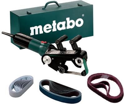 Ponceuse à tubes RBE 9-60  Coffret avec set d'accessoires METABO