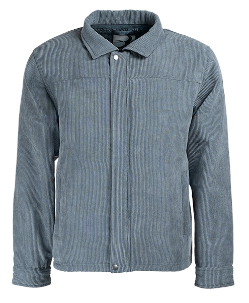 BOSSEUR Veste velours COMANCHES Gris souris S 12253-001