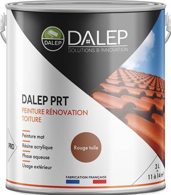 DALEP  PRT ROUGE TUILE Peinture Rénovation Toiture - Seau 3L