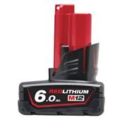 Batterie M12™ 6.0 Ah Milwaukee Red Lithium-ION 4932451395