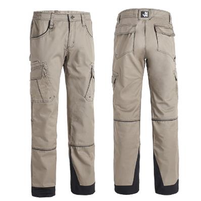 NW PANTALON DE TRAVAIL 1443 BEIGE / NOIR
 - ANTRAS T40