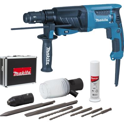 PERFORATEUR BURINEUR SDS+ 2,4J 800W + ACCESSOIRES MAKITA - HR2630TX4