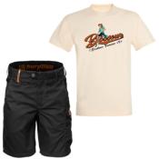Bermuda BOSSEUR Haguen Noir 44 + en OFFERT tee-shirt XL