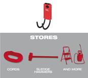 MILWAUKEE CROCHET DE RANGEMENT COURBE  PACKOUT 4932480701