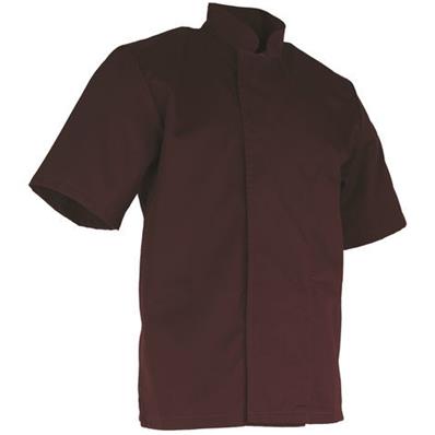 LMA Veste de cuisinier bordeaux manches courtes CONFITURE 2194 - T1