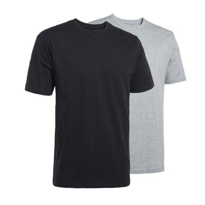 NW PACK DE 2 T-SHIRS 1211 GRIS + NOIR - RACING M