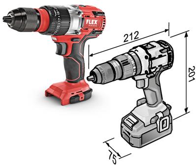 FLEX PD 2G 18.0-EC VISSEUSE A PERCU - 447501