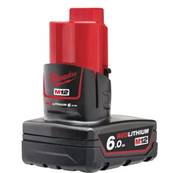 Batterie M12™ 6.0 Ah Milwaukee Red Lithium-ION 4932451395