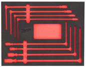 MILWAUKEE MODULE VIDE PACKOUT™ CLÉ EN T AVEC DOUILLE PIVOTANTE 4932499296