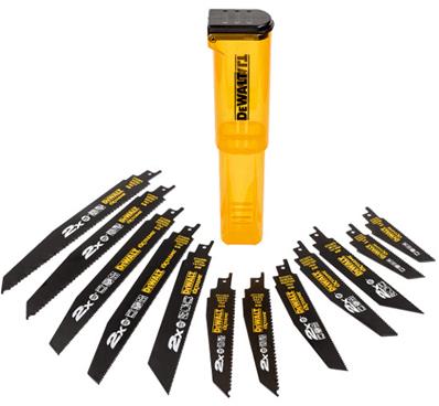 Dewalt Coffret 12 lames scie sabres