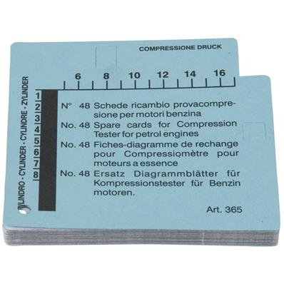 FICHES DIAGRAMME ESSENCE, 48 PCS. - KS TOOLS - 150.1654