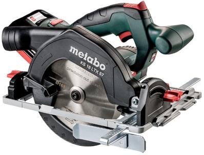 METABO Scie circulaire 18 V KS 18 LTX 57 2x8,0AhLiHD, ASC 145