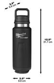 MILWAUKEE GOURDE NOIRE 1065 ML​ PACKOUT ISOTHERME 4932493468