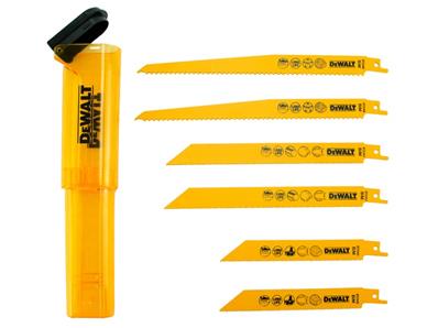 Coffret 6 lames pour scie sabre DEWALT - DT2444-QZ