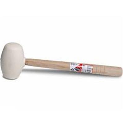 MAILLET CAOUTCHOUC BLANC POINTE RONDE 750 GR. RUBI - 66907