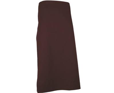 LMA Tablier de cuisine long rectangle Bordeaux SAVEUR 7059 - TU