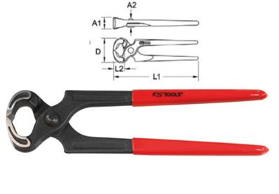 TENAILLE DE MENUISIER GAINÉE, 8 '' - KS TOOLS - 116.1300