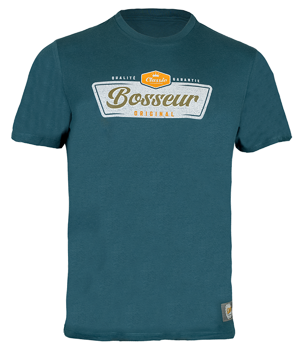 BOSSEUR T-shirt ajusté 100% coton Bio COVENTRY Sapin M 12272-001