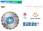 GOLZ DISQUE DIAMANT BETON ET GRANIT RX1 Ø350 20,0 - RX1350
