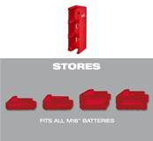 MILWAUKEE SUPPORT DE BATTERIE M18 PACKOUT  4932480709