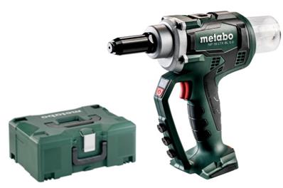 Riveteuse 18V NP 18 LTX BL 5.0 Pick+Mix SOLO, metaBOX METABO