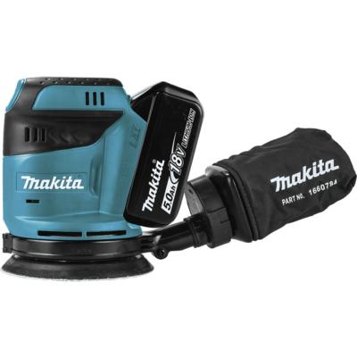 PONCEUSE EXCENTRIQUE 2BATT 5AH 125MM MAKITA - DBO180RTJ