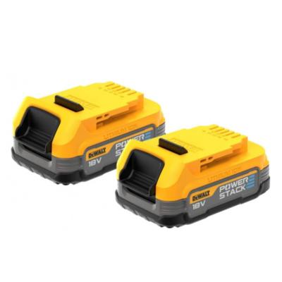 Dewalt Pack 2 batteries POWERSTACK XR 18V 1,7Ah Li + chargeur