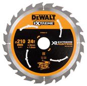 Dewalt L. scie circ stationnaire Carbure XR Runtime, 210x30mm, 24T