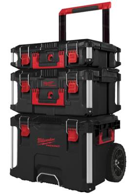 MILWAUKEE 3 PIÈCES (TROLLEY + COFFRET LARGE + COFFRET) PACKOUT™  4932464244