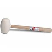 MAILLET CAOUTCHOUC BLANC POINTE RONDE 750 GR. RUBI - 66907