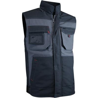 LMA Bodywarmer gris nuit / noir authentic 2058 SABLE - T6 - 2XL